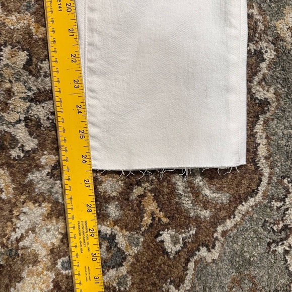 NWT Good American Good Straight Legs White Jeans 26 - Picture 5 of 7